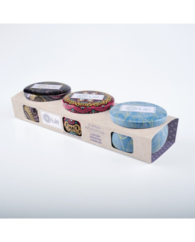 3-Pack Vela Aromática - Fragancias Mixtas 3-Pack Vela Aromática - Fragancias Mixtas