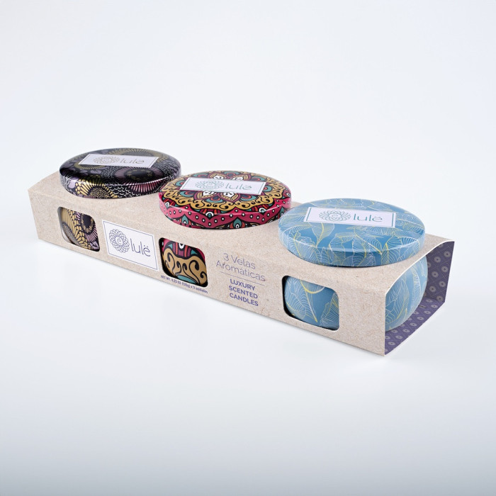 3-Pack Vela Aromática - Fragancias Mixtas