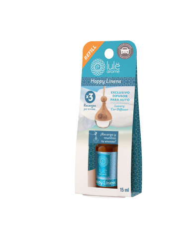 Refill x3 Difusor Auto - Happy Linens